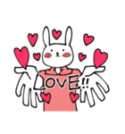 パーカーうさぴょん（個別スタンプ：10）
