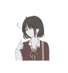 探偵さんと黒猫さん（個別スタンプ：3）