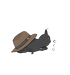探偵さんと黒猫さん（個別スタンプ：14）