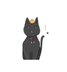 探偵さんと黒猫さん（個別スタンプ：15）