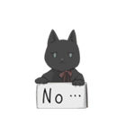 探偵さんと黒猫さん（個別スタンプ：18）