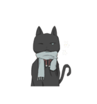 探偵さんと黒猫さん（個別スタンプ：19）