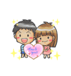 ずっと一緒にいようねぇ～(*^^*)（個別スタンプ：1）