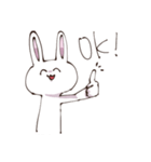 圧が強めのうさぎさん（個別スタンプ：12）