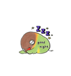 可愛いインコたち（個別スタンプ：3）