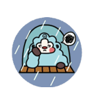 イエティと友達（個別スタンプ：4）