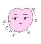 愛くるしいハートちゃん。（個別スタンプ：1）