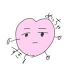 愛くるしいハートちゃん。（個別スタンプ：3）