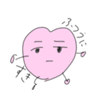 愛くるしいハートちゃん。（個別スタンプ：4）