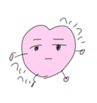 愛くるしいハートちゃん。（個別スタンプ：11）