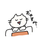 親しみやすい顔のねこ（個別スタンプ：9）