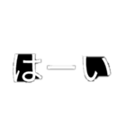 打つのめんどくさい人用(ホラー文字)（個別スタンプ：11）