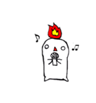 ゴースト族のゴースくん（人型）（個別スタンプ：5）