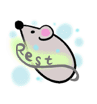 ふっくりねずみ（個別スタンプ：4）
