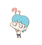 タレ目ちゃん ほのぼの スタンプ（個別スタンプ：1）