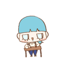 タレ目ちゃん ほのぼの スタンプ（個別スタンプ：5）