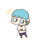 タレ目ちゃん ほのぼの スタンプ（個別スタンプ：12）