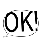 でか文字ENGLISH（個別スタンプ：1）