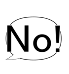 でか文字ENGLISH（個別スタンプ：2）