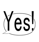 でか文字ENGLISH（個別スタンプ：3）
