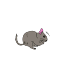 デグーのちっち（個別スタンプ：11）
