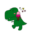 泣き虫恐竜DYDY ソロ時間（個別スタンプ：3）
