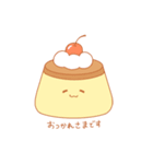 ふんわり敬語プリン（個別スタンプ：10）
