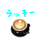 カプチーノ と 手書き風文字（個別スタンプ：28）