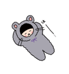ゆるっとリボンねずみ〜ズ（個別スタンプ：23）