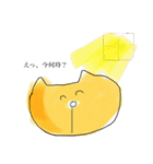 ゆるいカラフルなねこ（個別スタンプ：5）