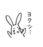 KPOPにハマりたてのうさぎ（個別スタンプ：4）