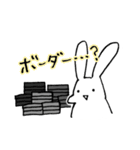 KPOPにハマりたてのうさぎ（個別スタンプ：21）