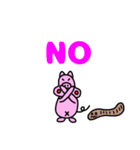 ぶたのブヒヒ (英語版)（個別スタンプ：4）