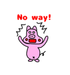 ぶたのブヒヒ (英語版)（個別スタンプ：11）