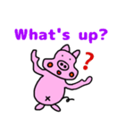ぶたのブヒヒ (英語版)（個別スタンプ：13）