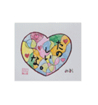 らぷりーマイアートぬりえetc1（個別スタンプ：3）