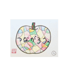 らぷりーマイアートぬりえetc1（個別スタンプ：24）