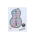 らぷりーマイアートぬりえetc1（個別スタンプ：26）