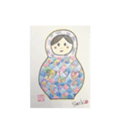 らぷりーマイアートぬりえetc1（個別スタンプ：27）