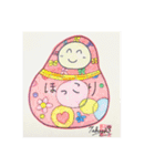 らぷりーマイアートぬりえetc1（個別スタンプ：33）