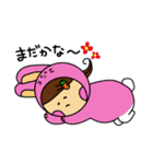 集まれ〜ゆかいな仲間たち（個別スタンプ：3）