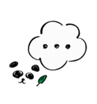 パンダトーク（筆文字）（個別スタンプ：25）