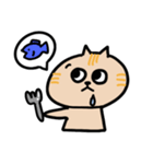 茶トラのみかんくんイラストVer.（個別スタンプ：17）