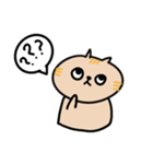 茶トラのみかんくんイラストVer.（個別スタンプ：18）