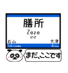 東海道 琵琶湖線 今まだこの駅です！（個別スタンプ：20）