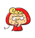 ゴリラ風の赤ちゃん（個別スタンプ：3）