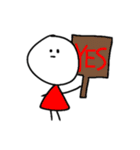 ゆるーいまるっとスタンプ（個別スタンプ：14）