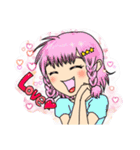 オリジナル☆女子スタンプ（個別スタンプ：2）