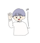 むらさきのかみの子（個別スタンプ：2）