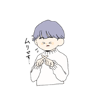むらさきのかみの子（個別スタンプ：3）